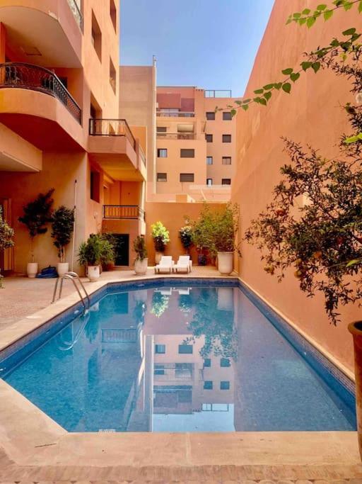 Cosy Appartement Au Coeur De Gueliz Marrakesh Exterior foto